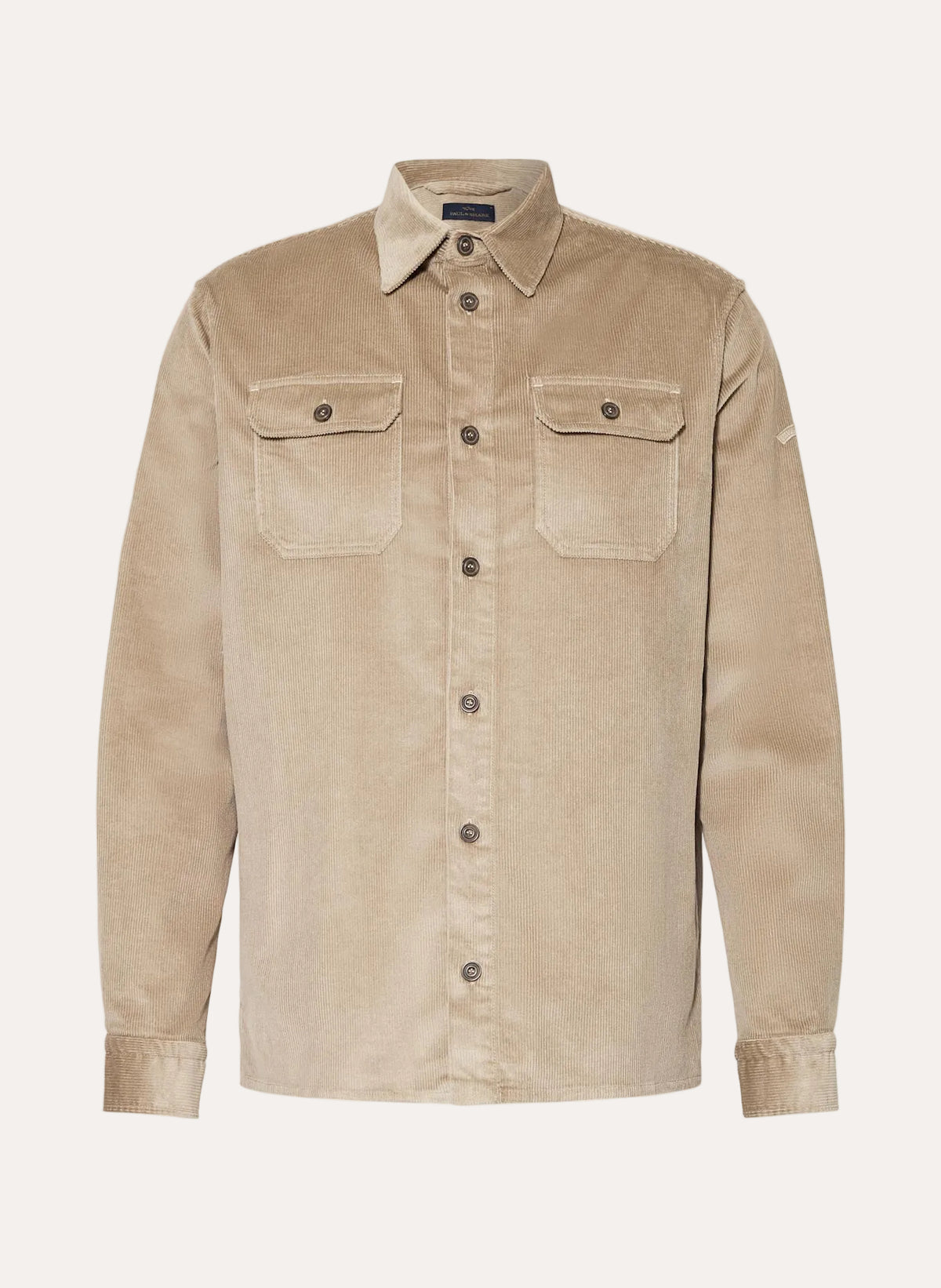 Paul & Shark Corduroy Overshirt Washed Beige