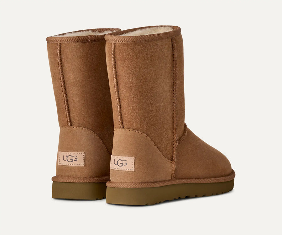 UGG W Classic Short II Chestnut – detalj