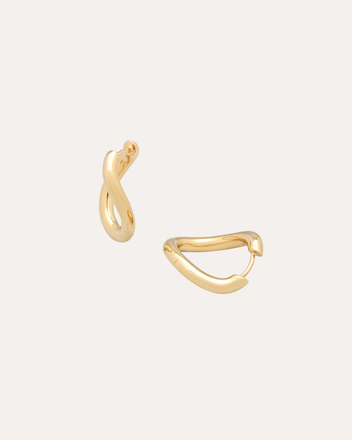 River Hoops Large Gold | Tom Wood