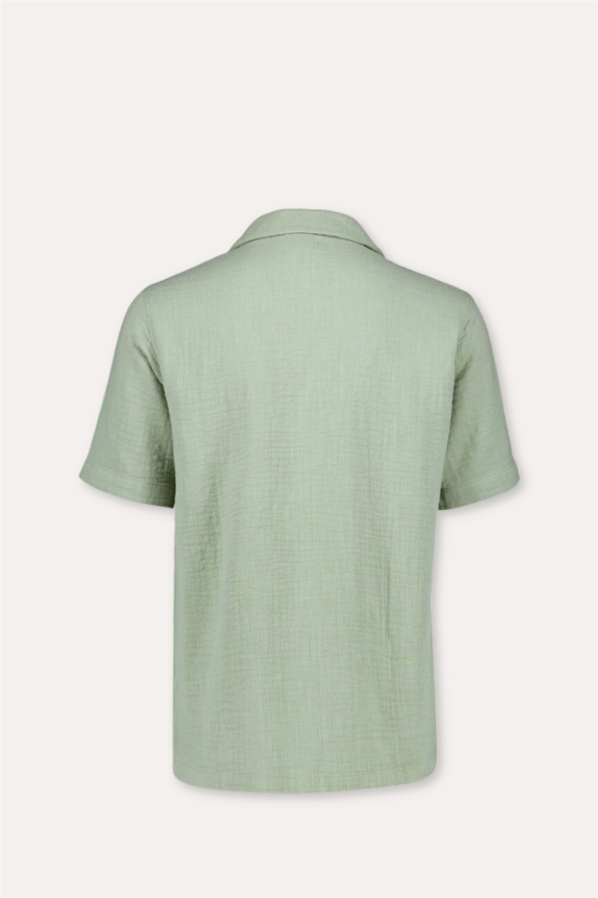 Cotton Muslin Resort Shirt S/S Dusty Olive