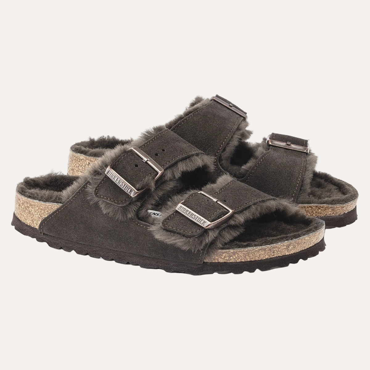 Birkenstock Arizona Shearling LEVE Mocca LAF