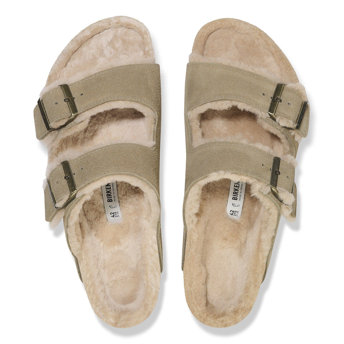 Arizona Shearling LEVE Taupe - top view