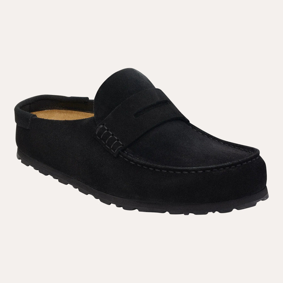 Naples Wrapped Suede Leather- Black