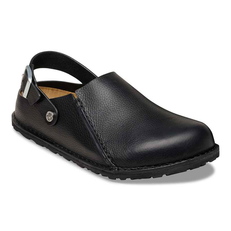 Women's Lutry Premium Natural Leather Black front