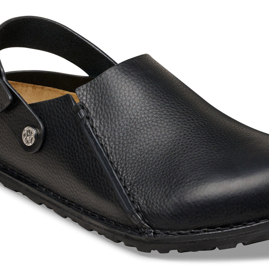 Women's Lutry Premium Natural Leather Black detail