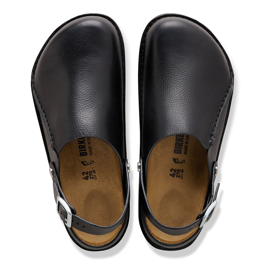 Women's Lutry Premium Natural Leather Black top