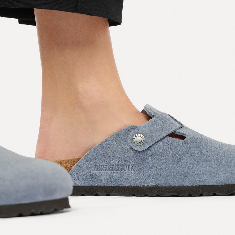 Women's Boston Stone Blue closeup