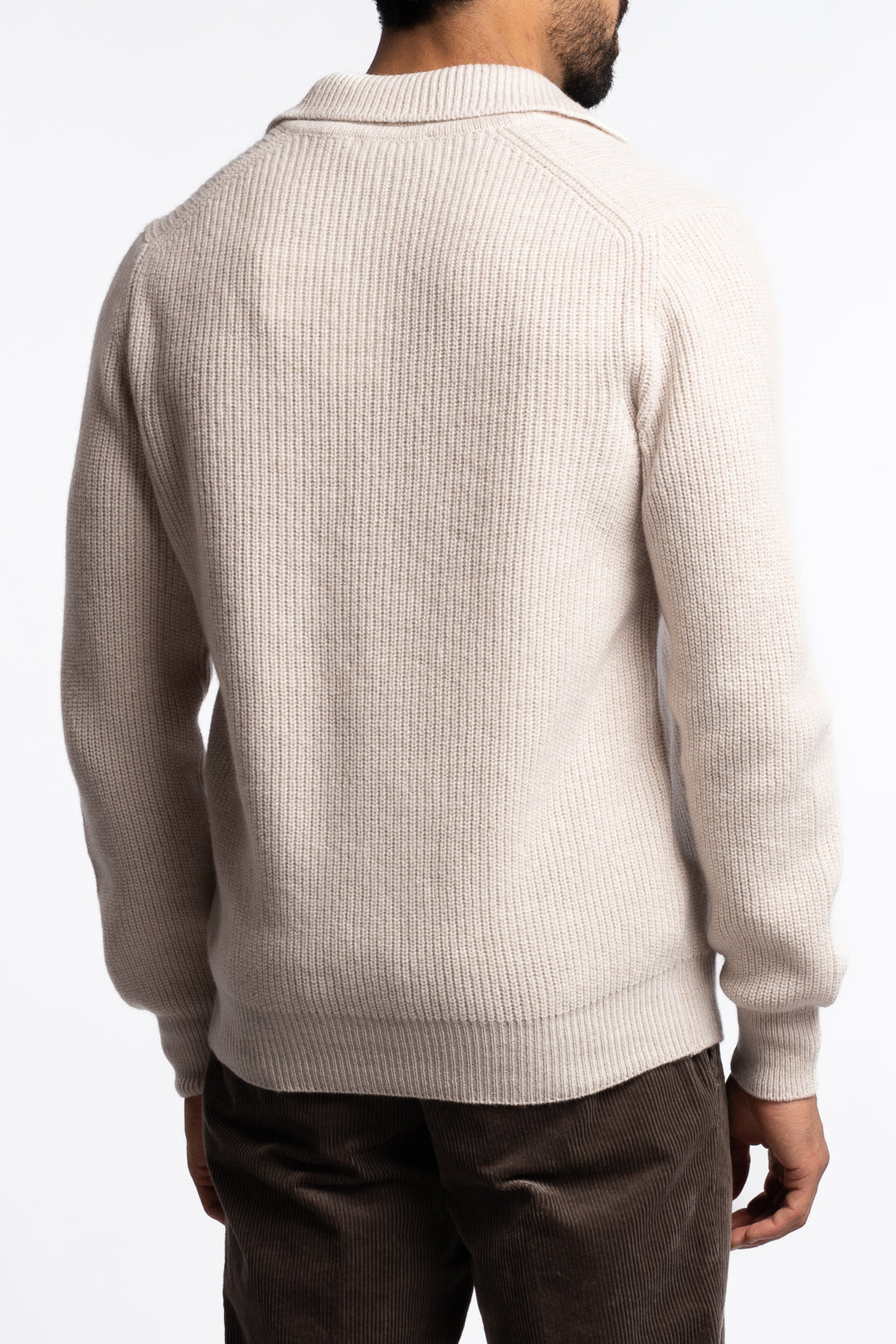 Super Geelong Ribbed Skipper Beige