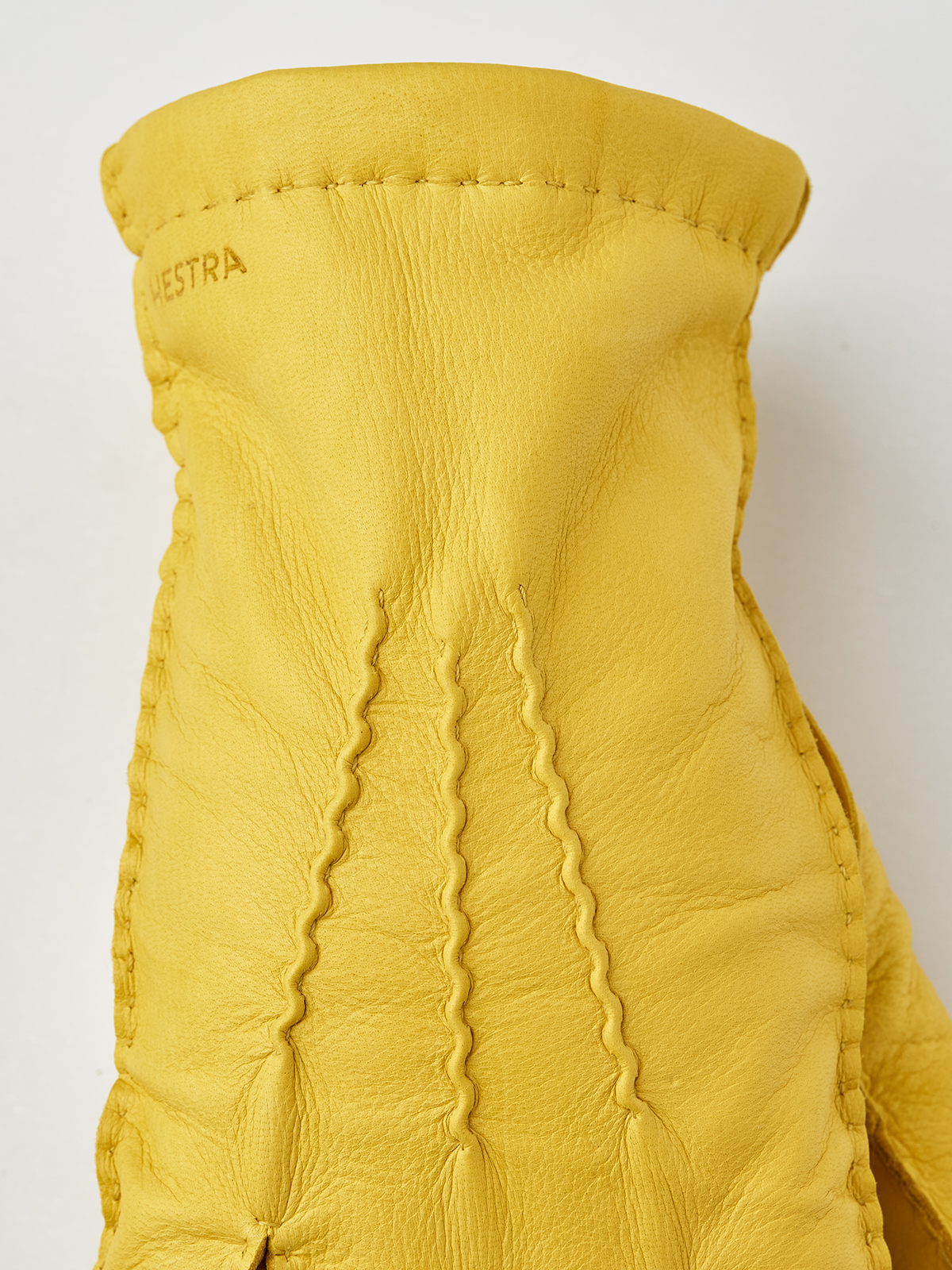 Matthew Deerskin Leather Gloves Natural Yellow