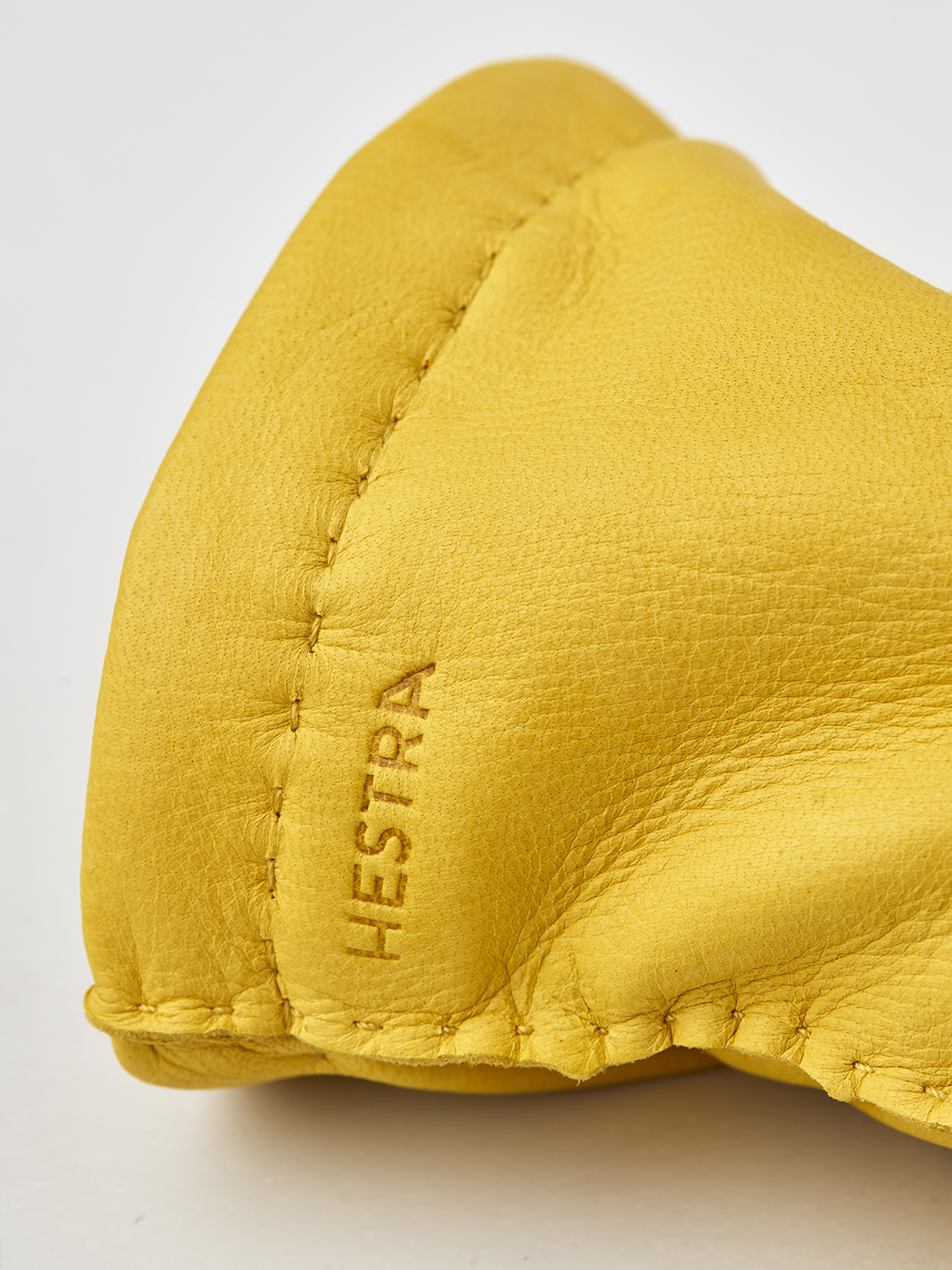 Matthew Deerskin Leather Gloves Natural Yellow