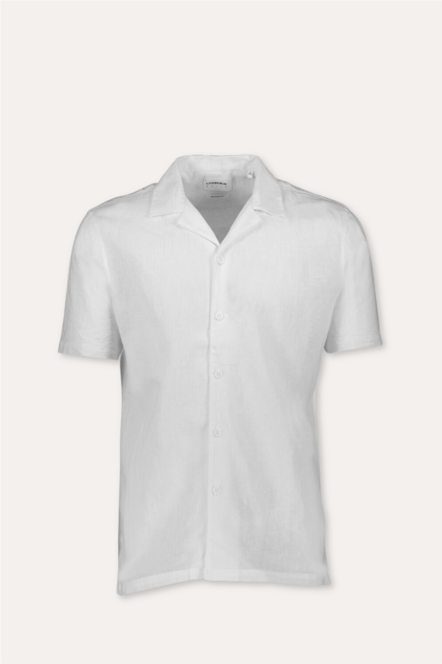 Casual Linen Blend Resort S/S White