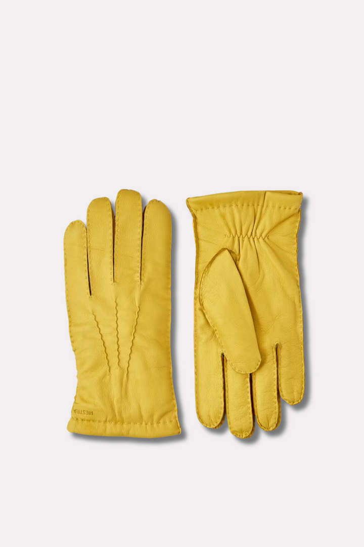 Matthew Deerskin Gloves Natural Yellow