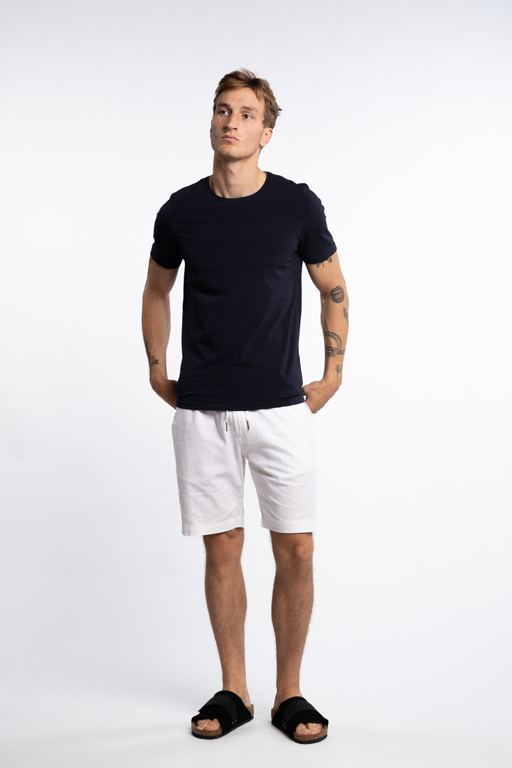 Kyran Cotton Stretch Slim Fit T-Shirt Blue
