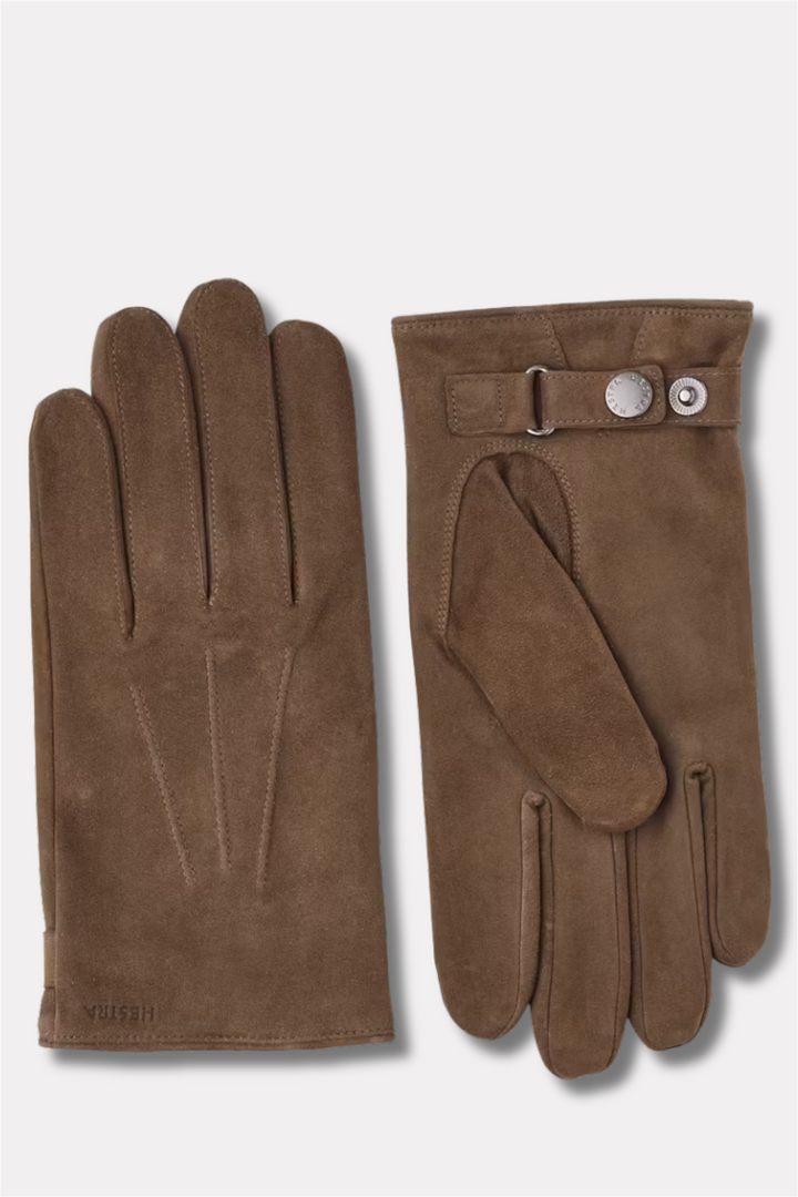 Robert Suede Leather Gloves Toffee