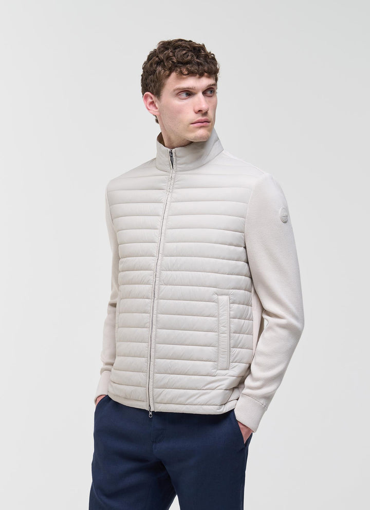 Hybrid Padded Jacket Hemp Beige