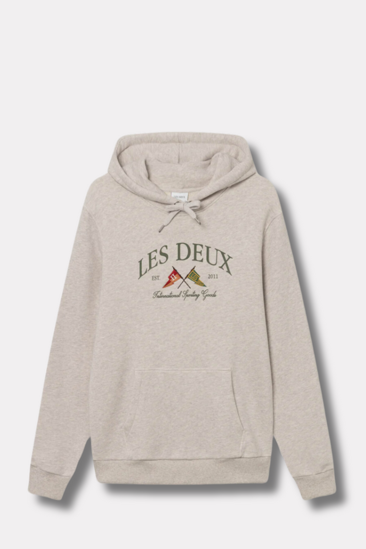 Ivy League Hoodie Oatmeal Melange