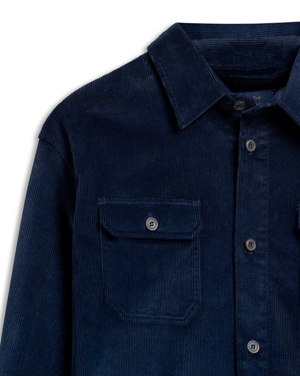 Velvet Overshirt Navy