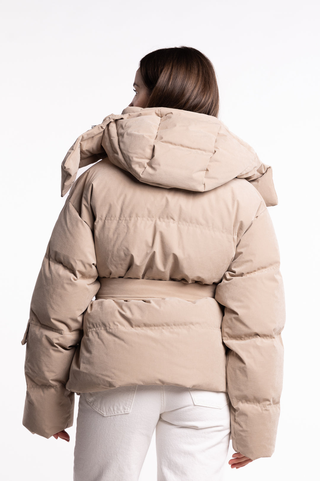 Steilia Brushed Down Jkt - Beige