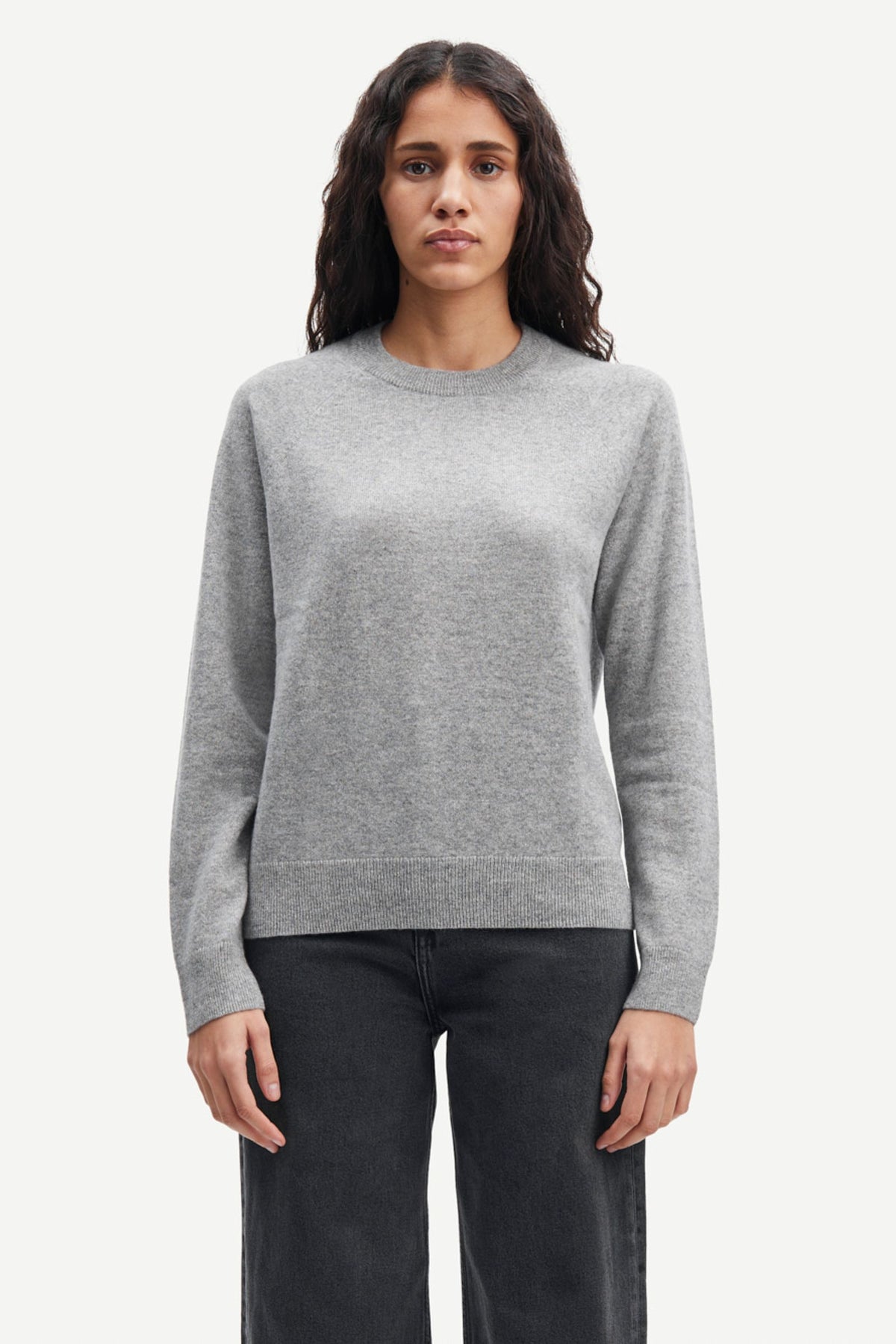 Boston O- Neck 6304 Grey Melange