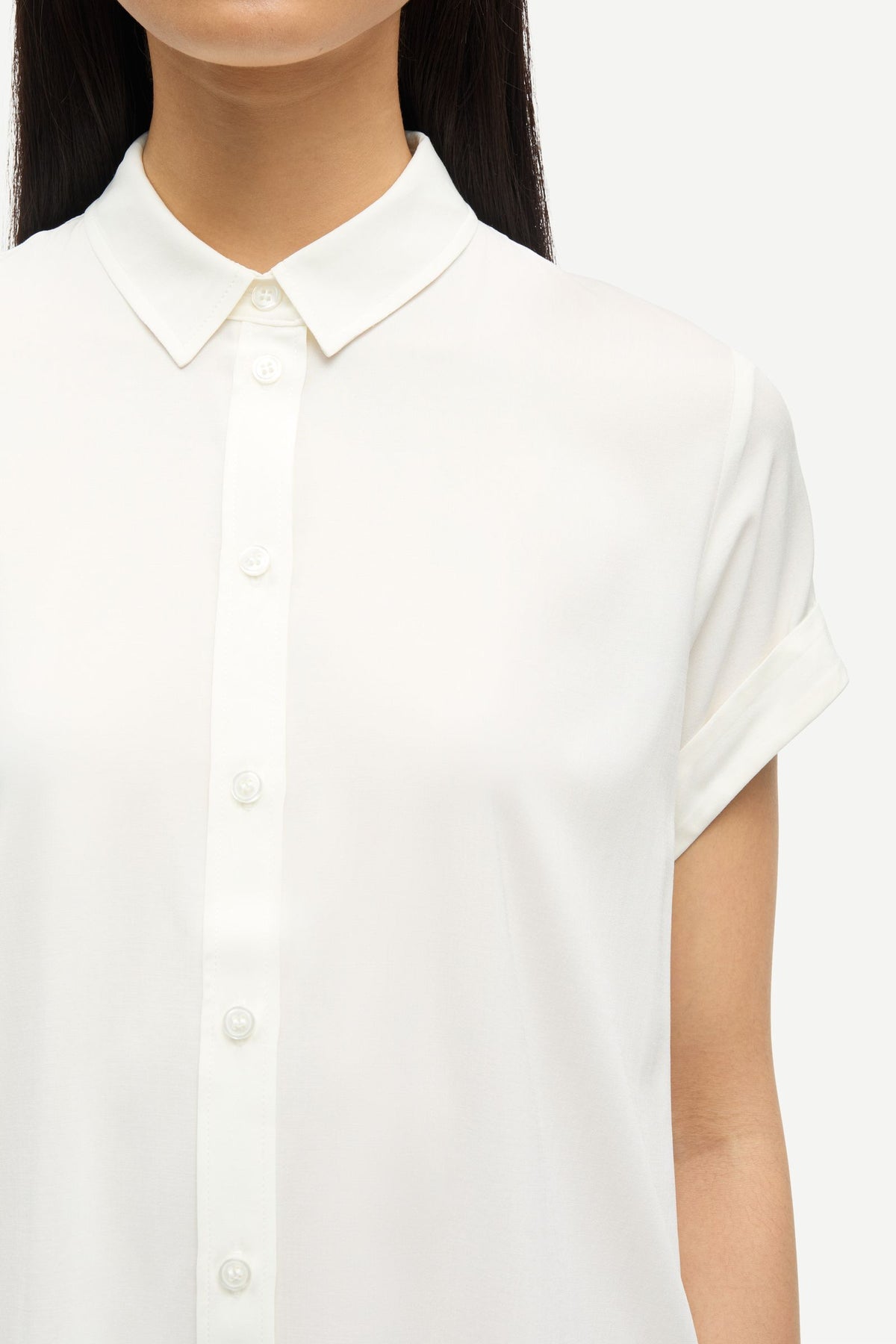 Majan SS Shirt 9942- Clear Cream