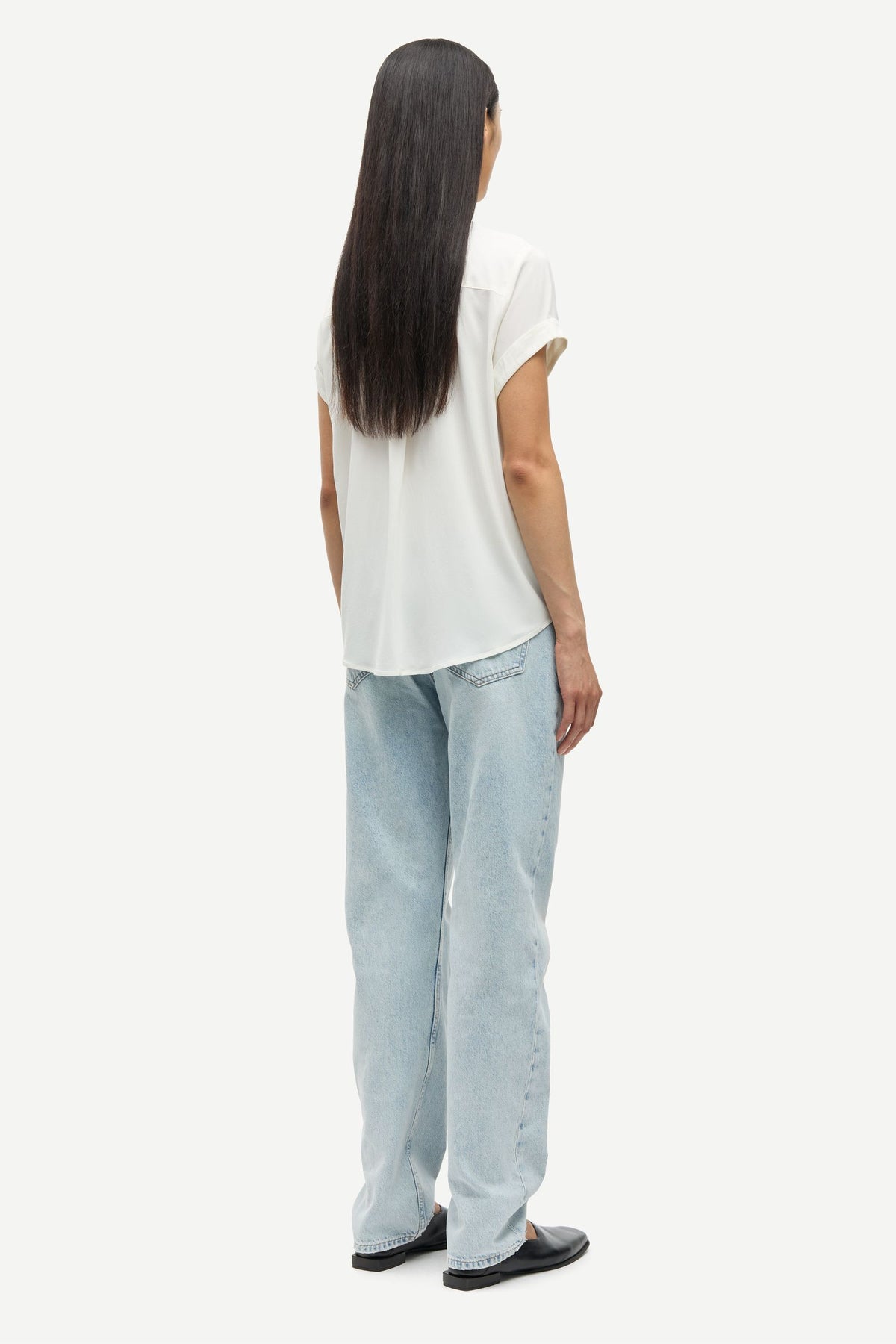 Majan SS Shirt 9942- Clear Cream