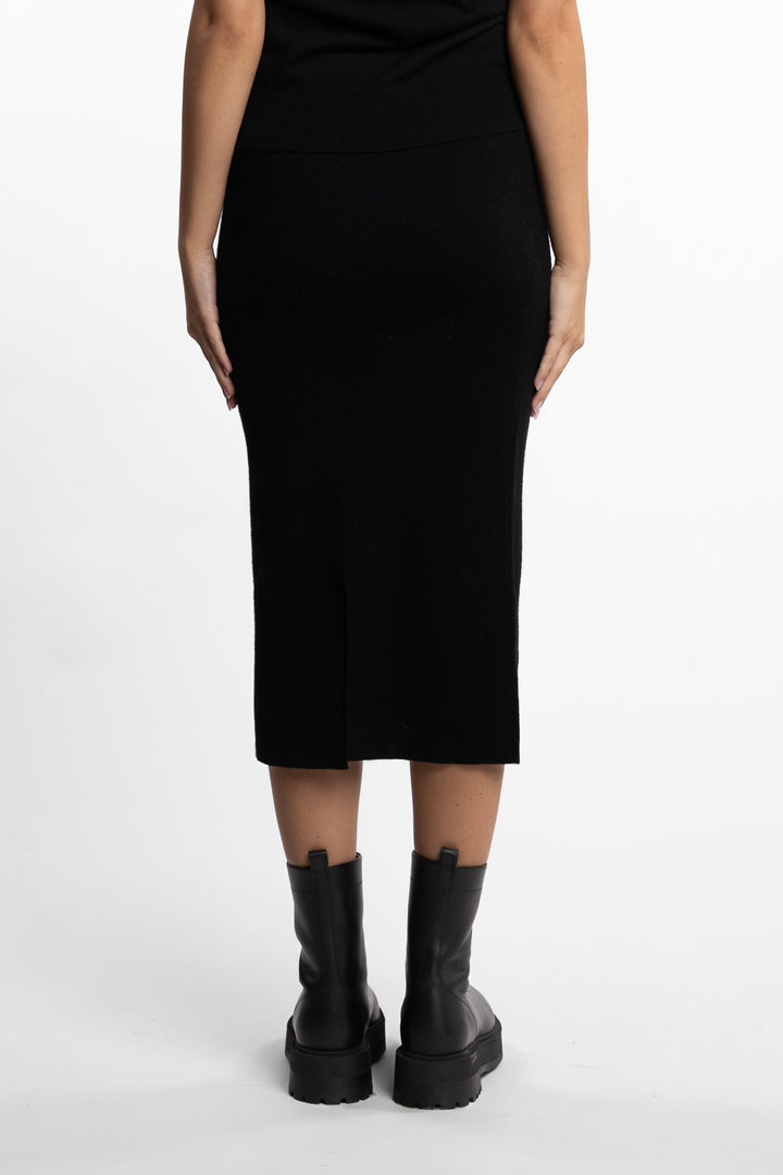 Skyler Merino Skirt- Black