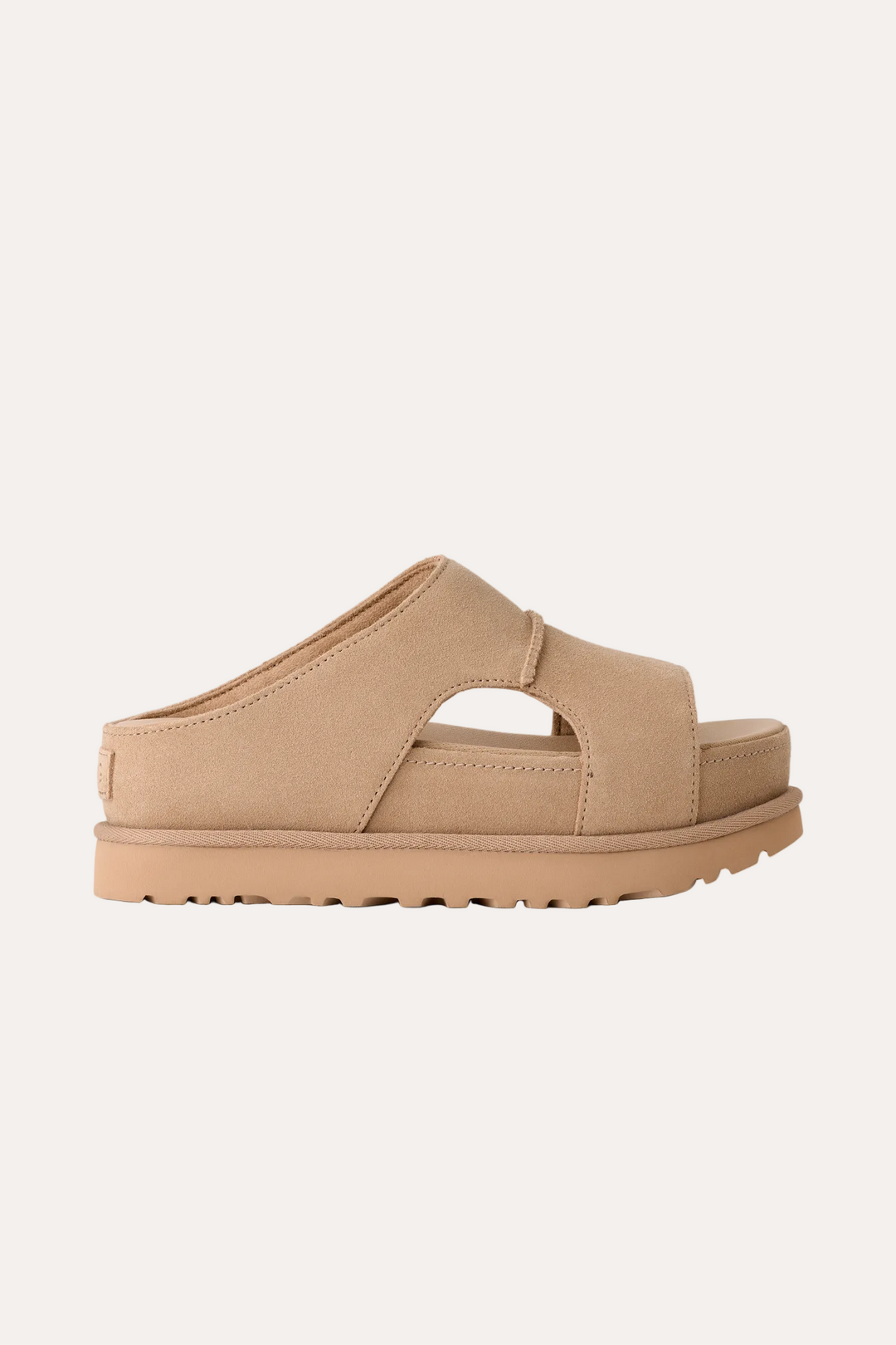 UGG Goldenstar Hi Cutout Slide Sand packshot