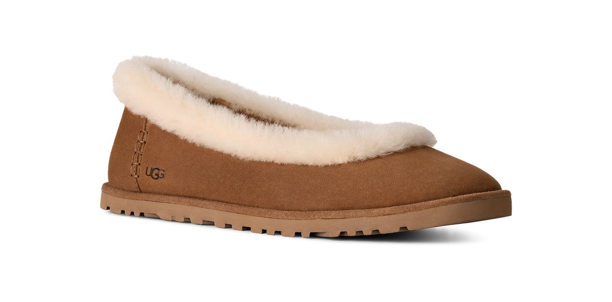 W Zora Ballet Flat - Chestnut