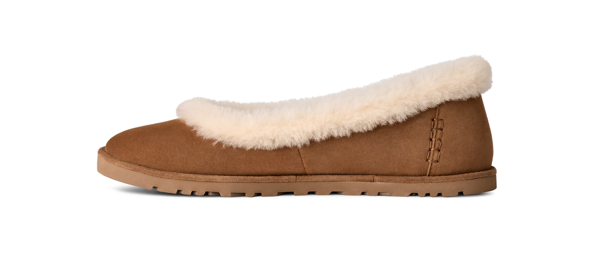 W Zora Ballet Flat - Chestnut