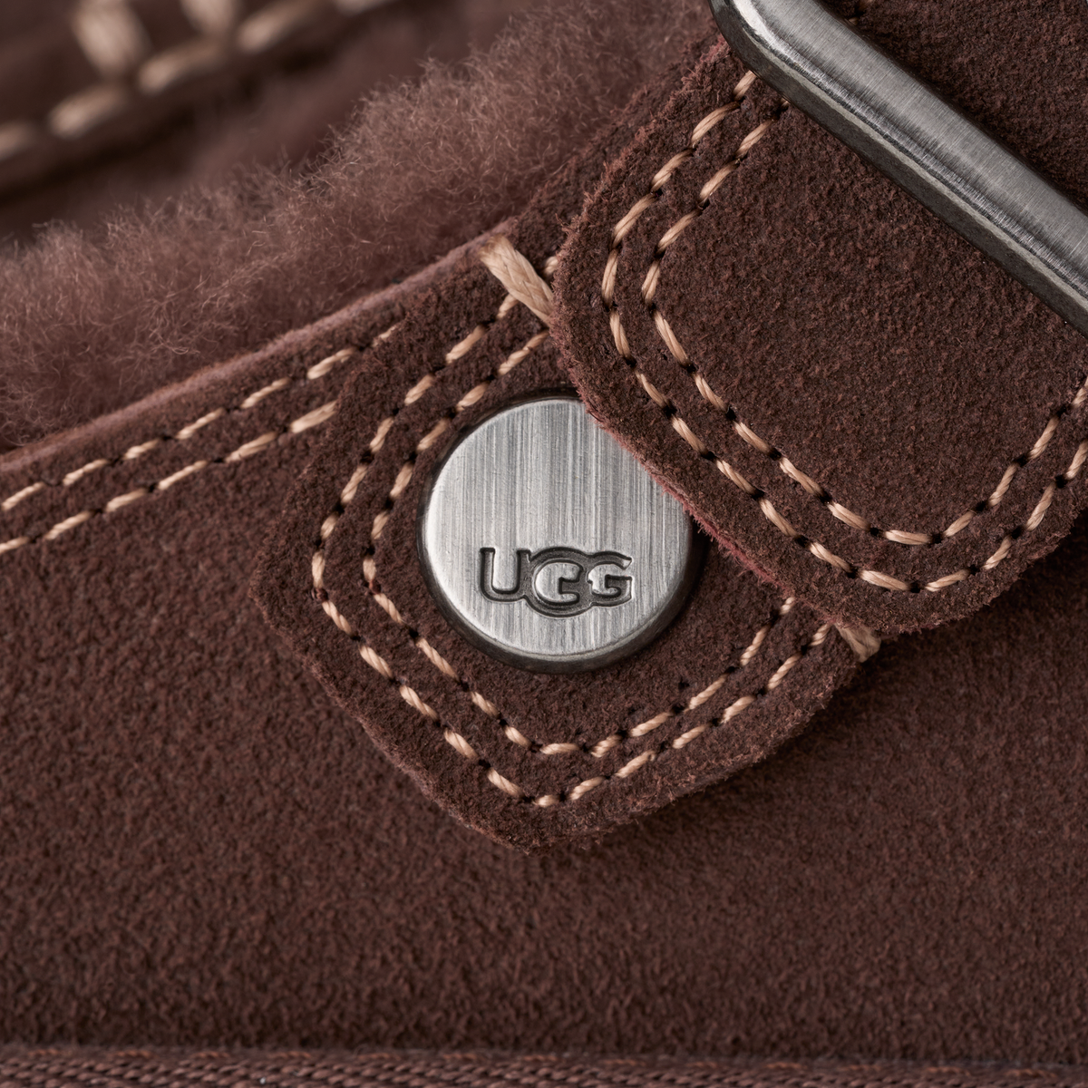 UGG Goldenstar Evelina Clog Burnt Cedar - detalj