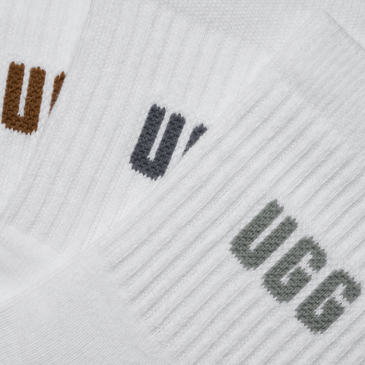 Quinlin Logo Quarter 3 Pack Stormy Blue – detalj av logo