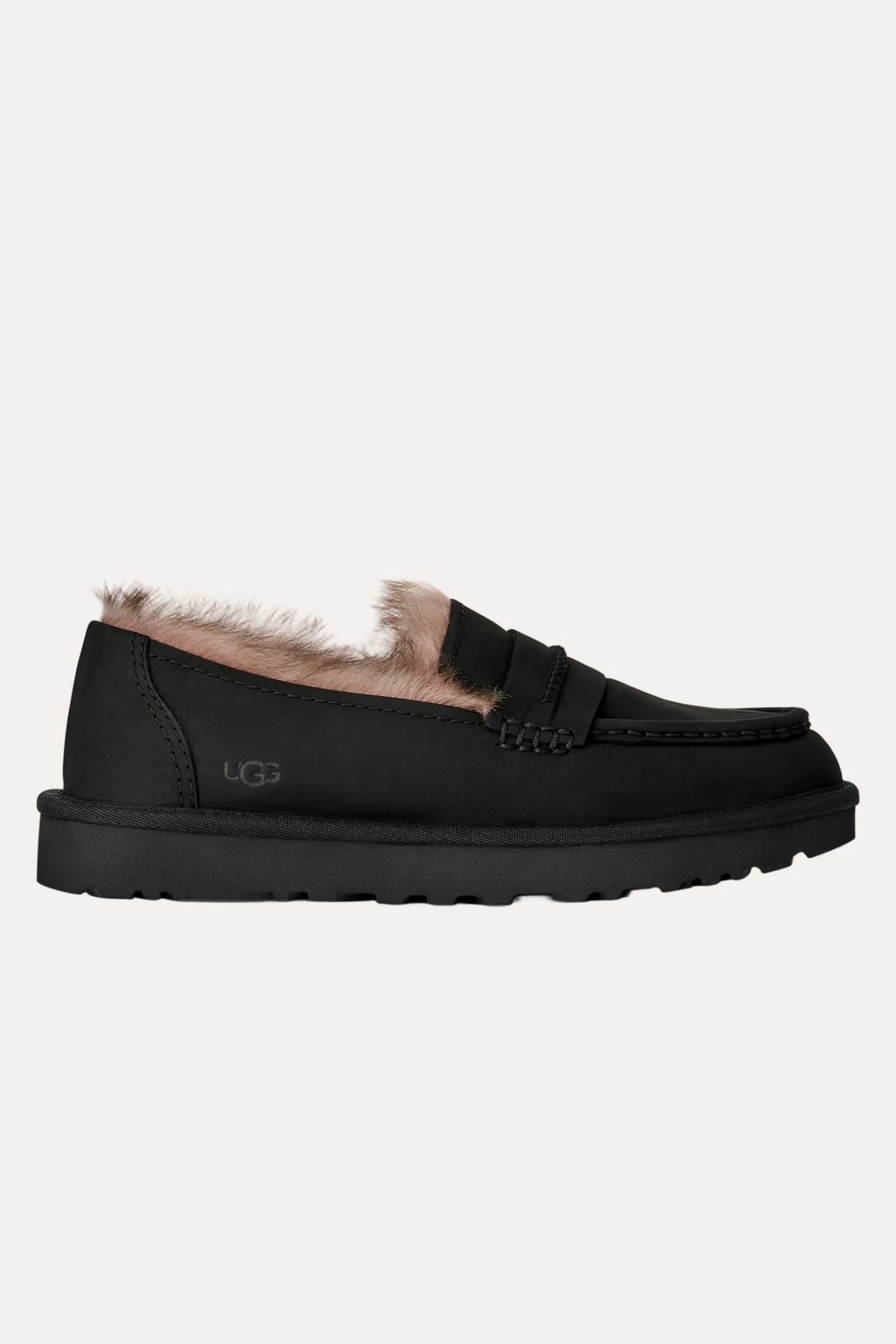 W Ellis Nubuck Loafer - Black
