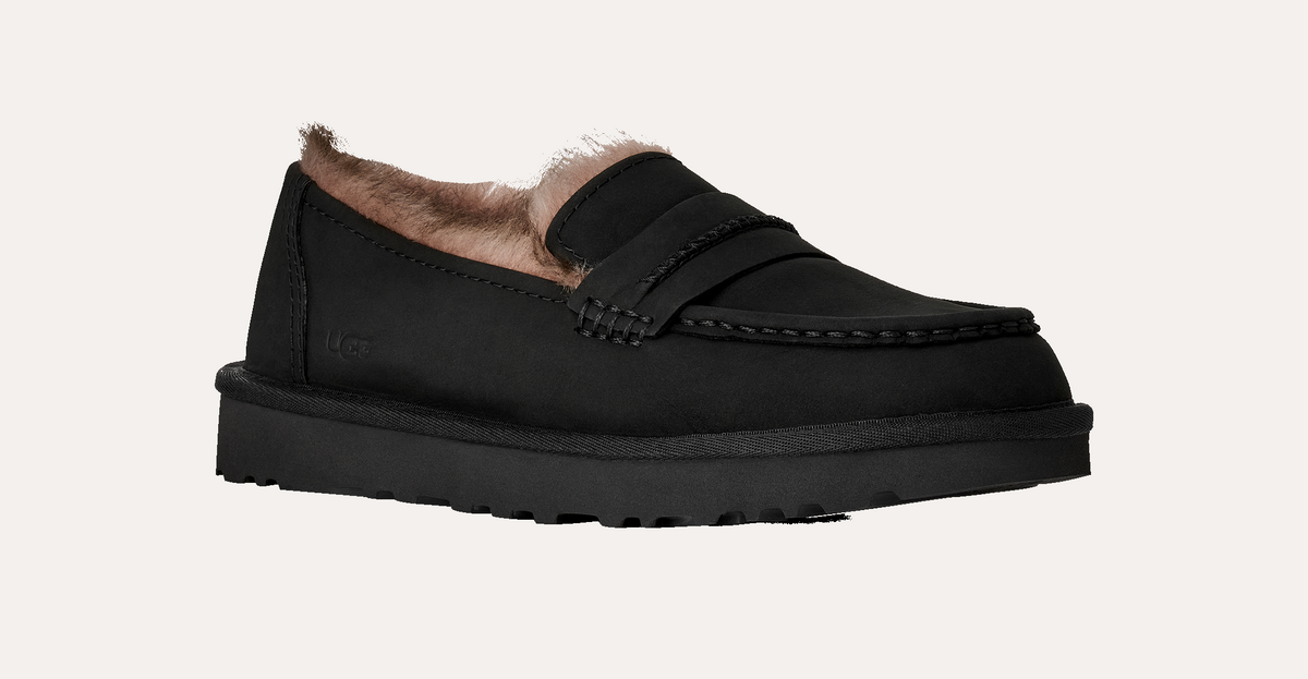 W Ellis Nubuck Loafer - Black