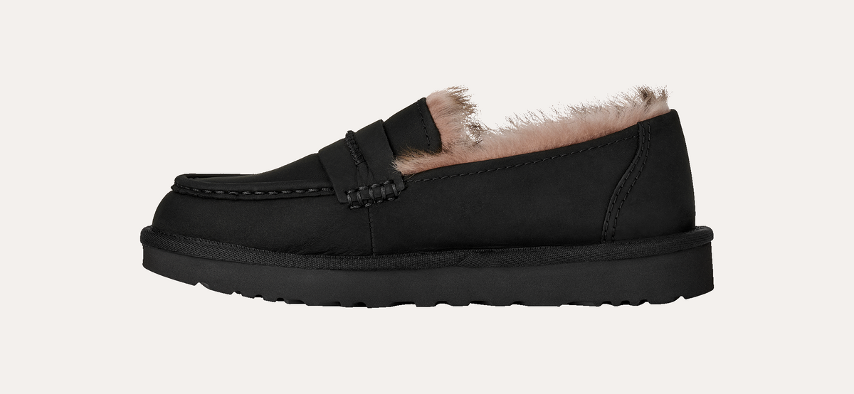 W Ellis Nubuck Loafer - Black