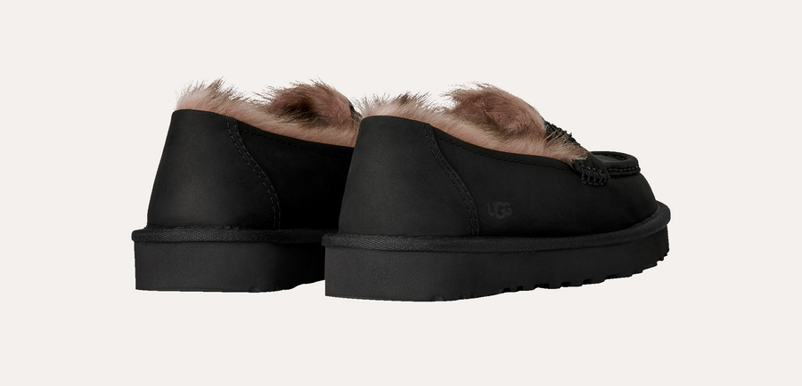 W Ellis Nubuck Loafer - Black