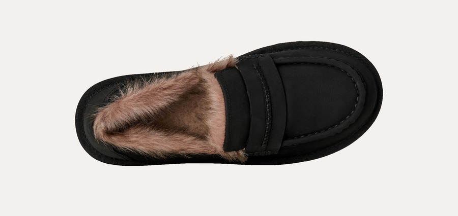 W Ellis Nubuck Loafer - Black