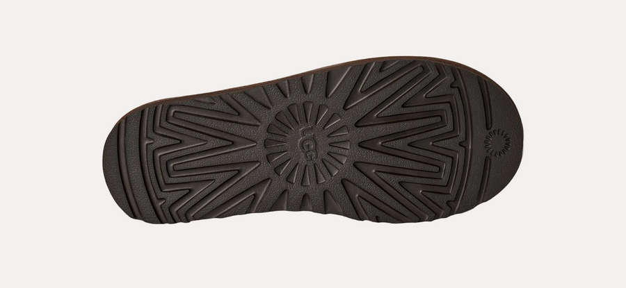 UGG W Ellis Nubuck Loafer Dark Chestnut – sålemønster