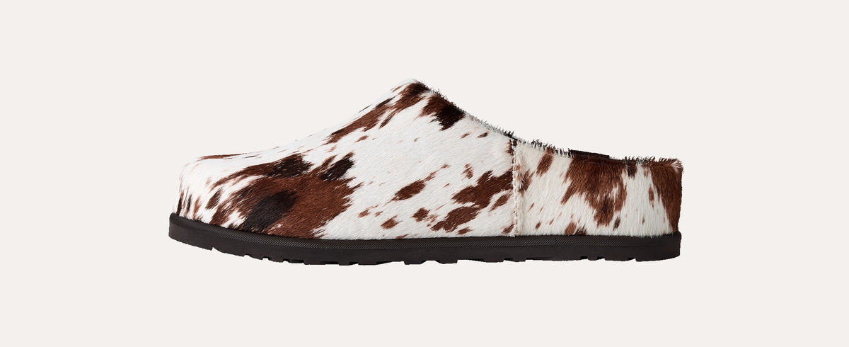 W Otzo Western Clog - Brown Multi - sideprofil
