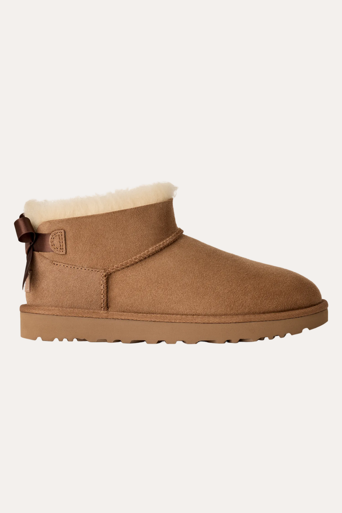 UGG W Ultra Mini Bailey Bow Chestnut - packshot