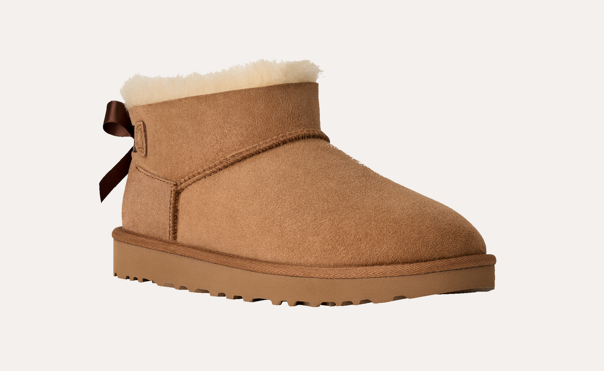 UGG W Ultra Mini Bailey Bow Chestnut
