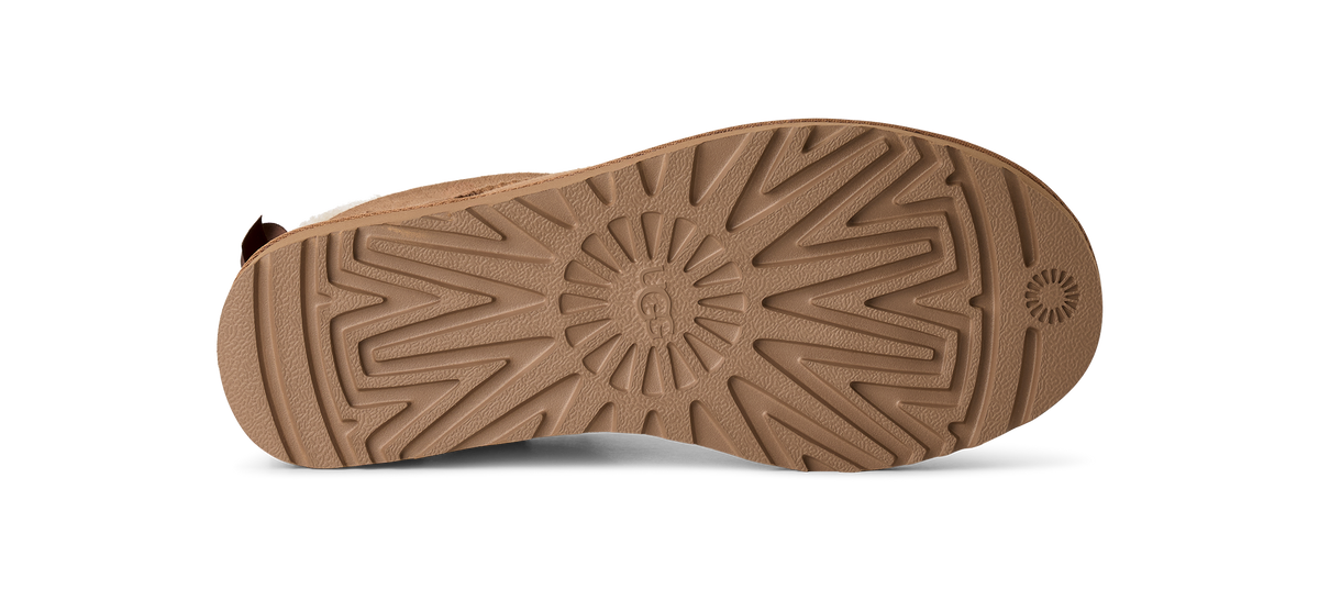 UGG W Ultra Mini Bailey Bow Chestnut - detalj såle