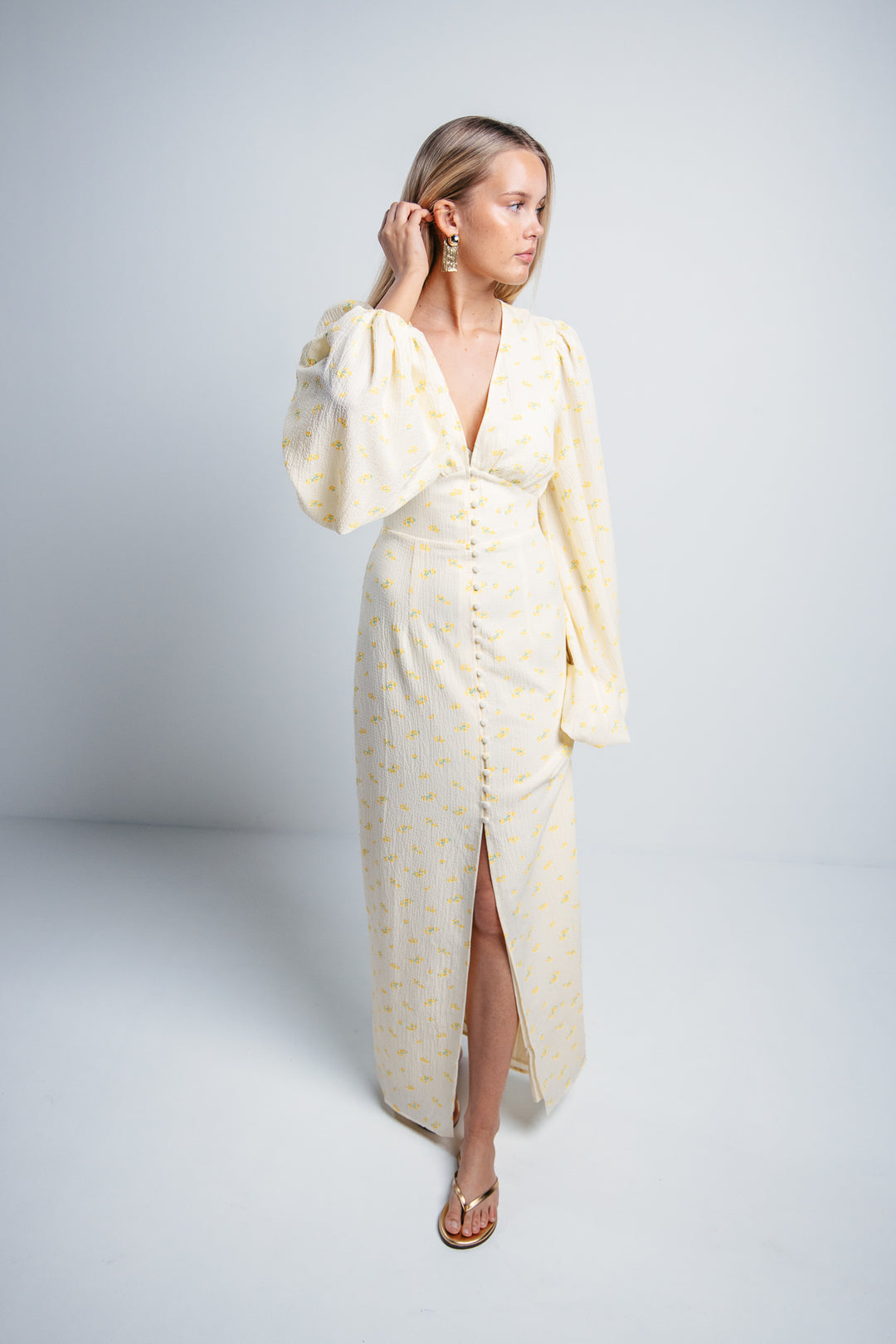 Positano dress- Pastel Yellow