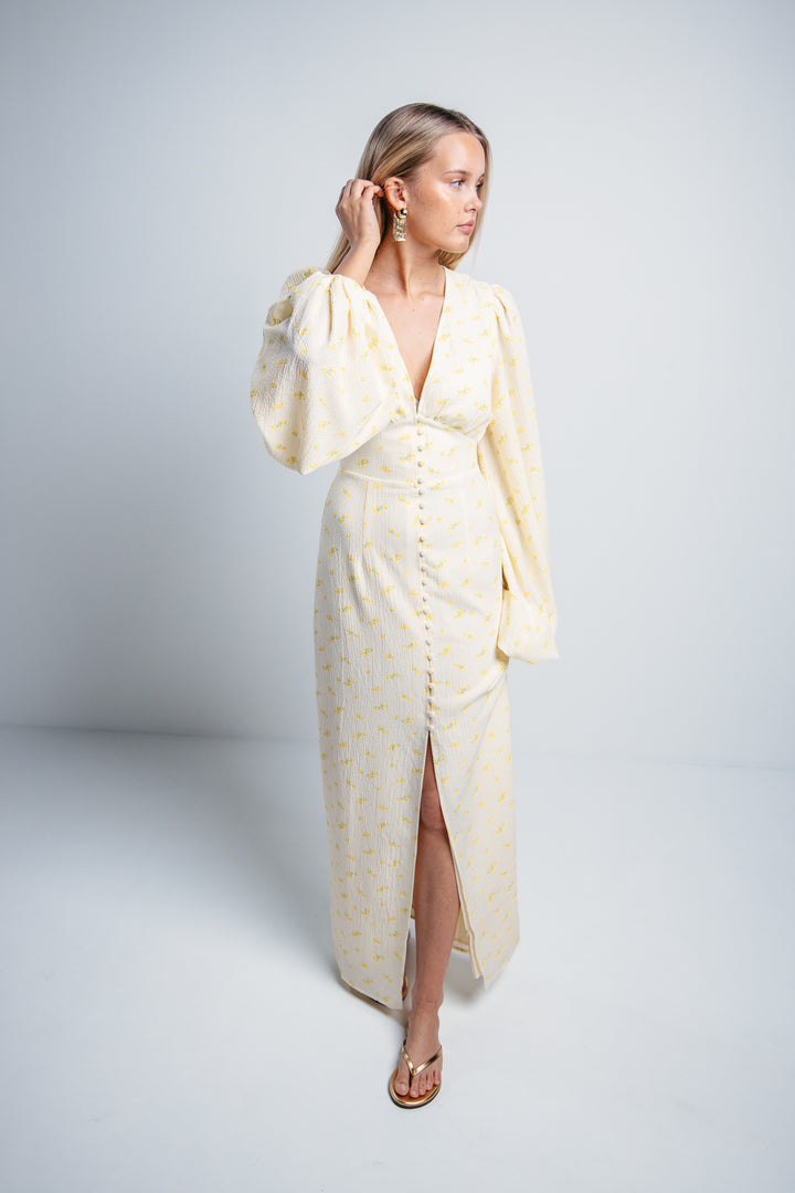 Positano dress- Pastel Yellow