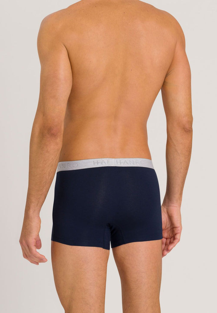 2-Pack Boxer Briefs Cotton Essentials Light Melange/Deep Navy