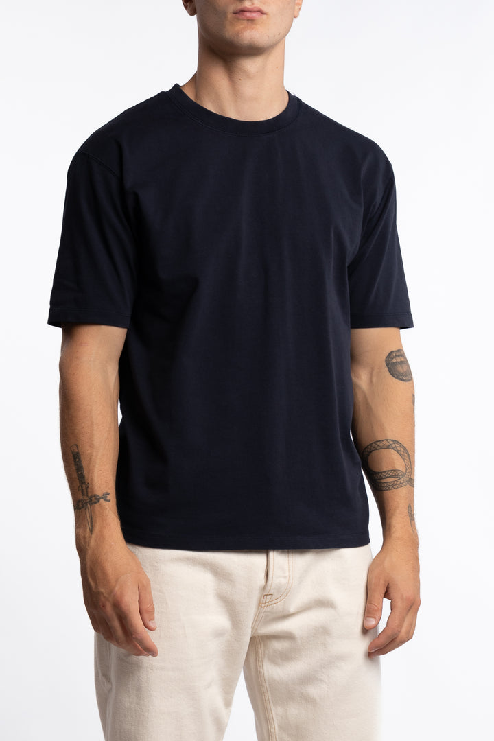 Short Sleeve Hiking T-Shirt Navy