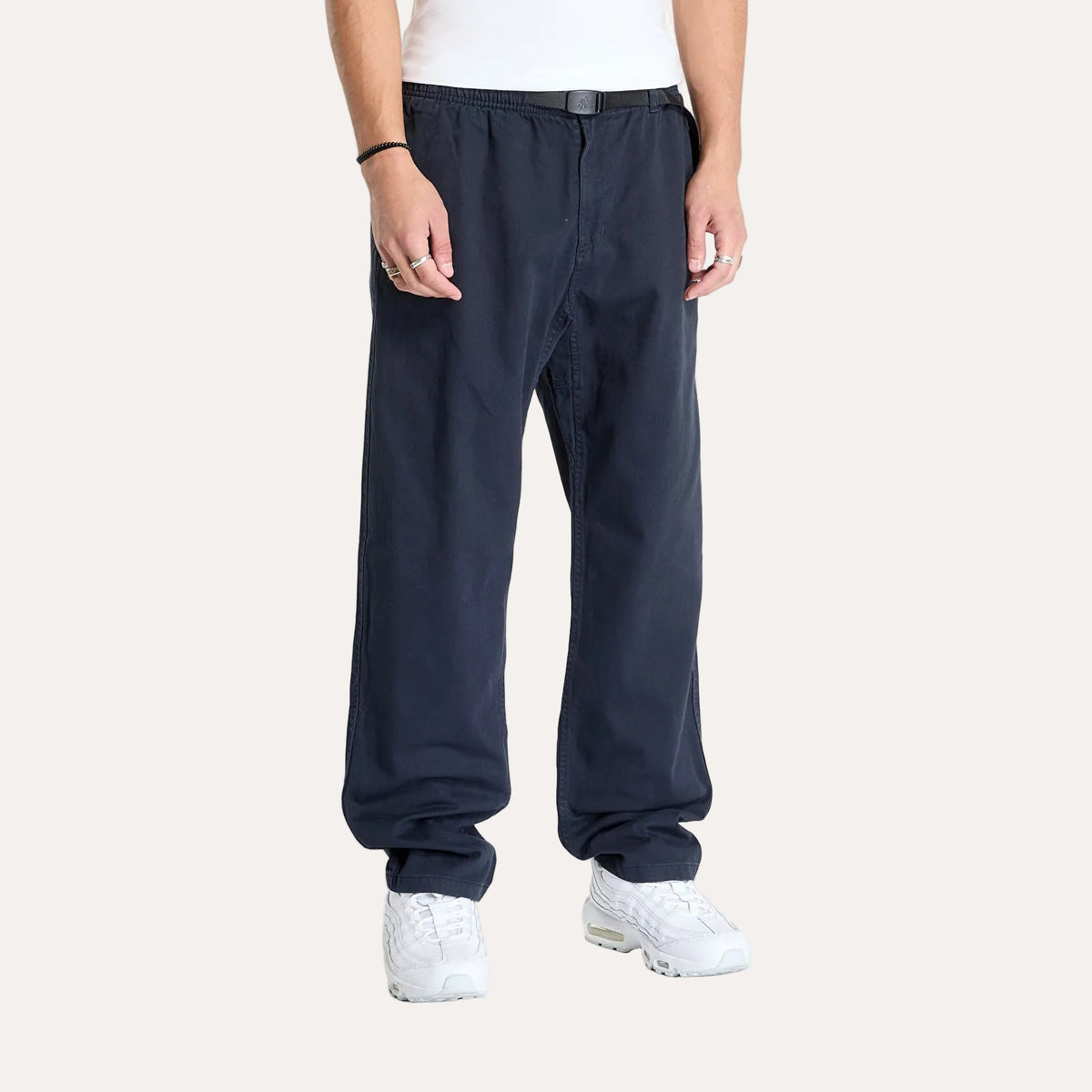 Gramicci Pant Double Navy - modellbilde