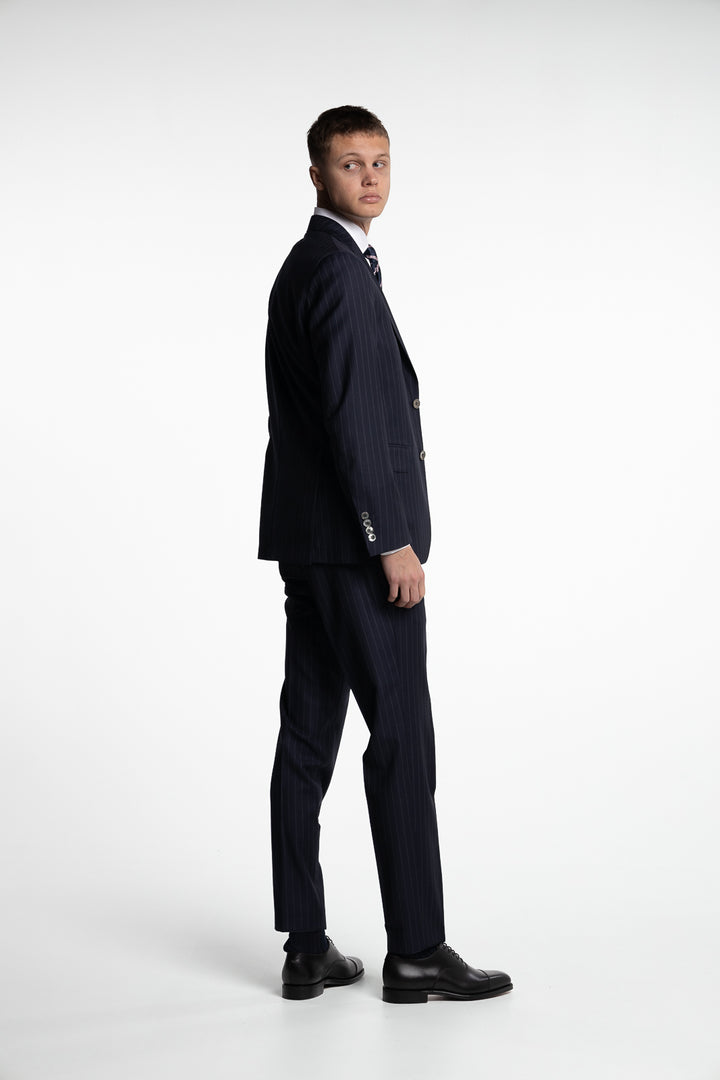 New Sienna Wool Blazer Navy Pinstripe