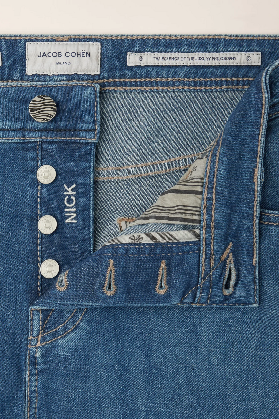 Nick Slim Fit Jeans Medium Blue