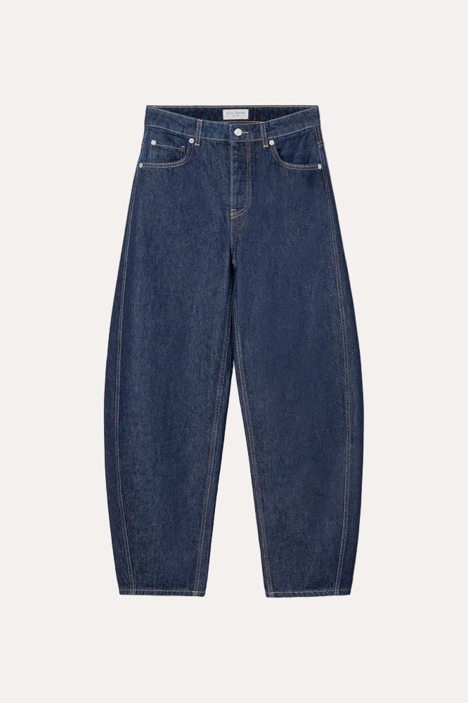 Libby Barrel Jeans Dark Blue