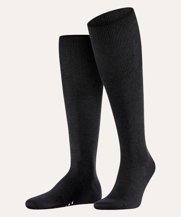 Airport Knee Socks Black - packshot
